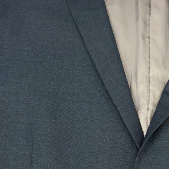 TIGER OF SWEDEN Evert 14 Wool 2B Col 33A Men's Petrol Blue Blazer sz EU 52 - Picture 9 of 10